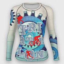Женский рашгард Триатлон - Механизм трех