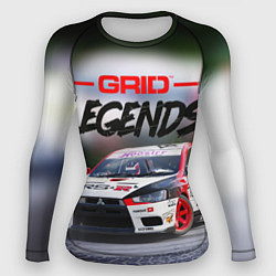 Рашгард женский Grid-Legends car, цвет: 3D-принт