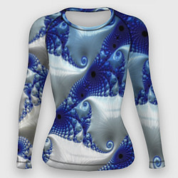 Рашгард женский Абстрактные морские ракушки, цвет: 3D-принт