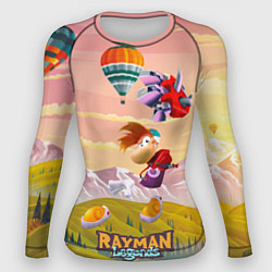 Рашгард женский Rayman воздушные шары, цвет: 3D-принт