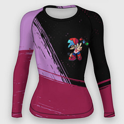 Рашгард женский FRIDAY NIGHT FUNKIN - ПАРЕНЬ Краска, цвет: 3D-принт