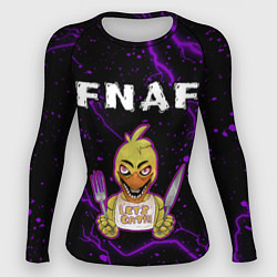 Женский рашгард FIVE NIGHTS AT FREDDYS - ЧИКА Молнии