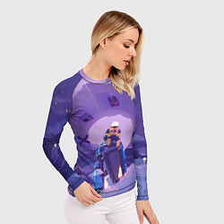 Рашгард женский Командо на корабле, цвет: 3D-принт — фото 2