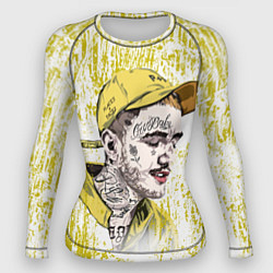 Женский рашгард Lil Peep CryBaby Yellow Лил Пип