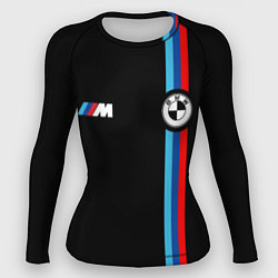 Рашгард женский БМВ 3 STRIPE BMW, цвет: 3D-принт