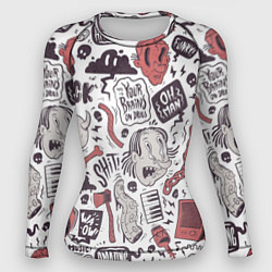 Рашгард женский Amazing graffiti, цвет: 3D-принт