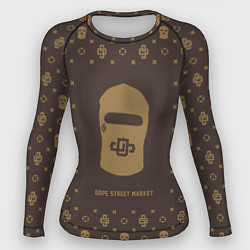 Женский рашгард Узор Monogramm Dope Ski Mask Dope Street Market