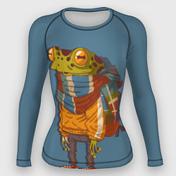 Женский рашгард Лягуха-путешественица