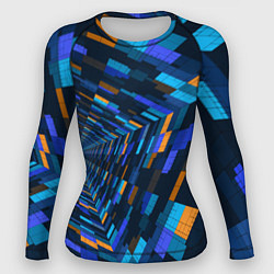 Рашгард женский Geometric pattern Fashion Vanguard, цвет: 3D-принт