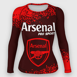 Рашгард женский ARSENAL Pro Sport Спрей, цвет: 3D-принт