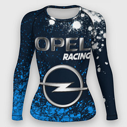 Рашгард женский OPEL Racing Краска, цвет: 3D-принт