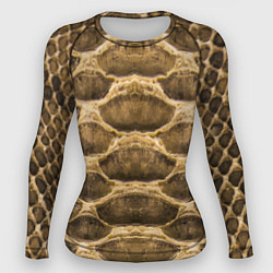 Рашгард женский Snake Skin Pattern, цвет: 3D-принт