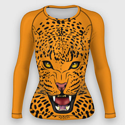 Рашгард женский Leopard Леопард, цвет: 3D-принт