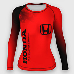 Рашгард женский HONDA DREAMS - Огонь, цвет: 3D-принт