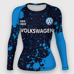 Рашгард женский ФОЛЬКСВАГЕН Est 1937 Краска, цвет: 3D-принт