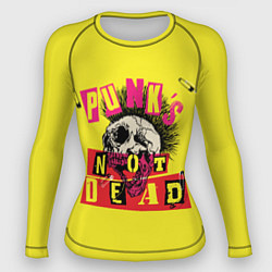 Рашгард женский Punks Not Dead - Панки Хой!, цвет: 3D-принт