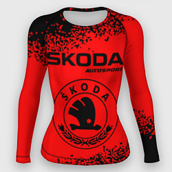 Женский рашгард SKODA Autosport Арт