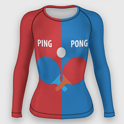 Женский рашгард PING PONG теннис