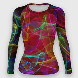 Рашгард женский Color neon pattern Vanguard, цвет: 3D-принт