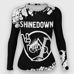 Рашгард женский Shinedown КОТ Краска, цвет: 3D-принт