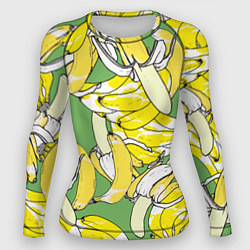 Женский рашгард Banana pattern Summer Food