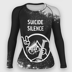 Рашгард женский Suicide Silence - КОТ - Брызги, цвет: 3D-принт