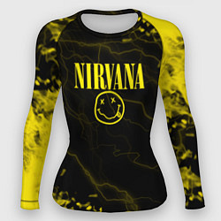 Рашгард женский Nirvana молнии, цвет: 3D-принт