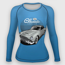 Женский рашгард Blue retro car