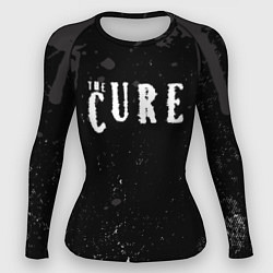 Женский рашгард The cure серые потеки