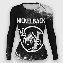 Рашгард женский Nickelback КОТ Брызги, цвет: 3D-принт