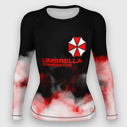 Рашгард женский Umbrella Corporation туман, цвет: 3D-принт