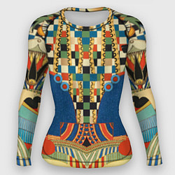 Рашгард женский Египетский орнамент, цвет: 3D-принт