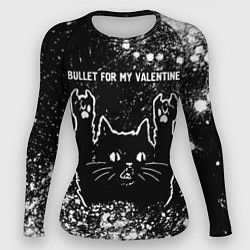 Рашгард женский Bullet For My Valentine Rock Cat, цвет: 3D-принт