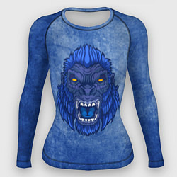 Рашгард женский Галактическая горилла, цвет: 3D-принт