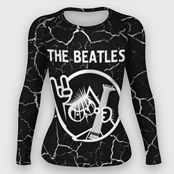 Рашгард женский The Beatles - КОТ - Трещины, цвет: 3D-принт