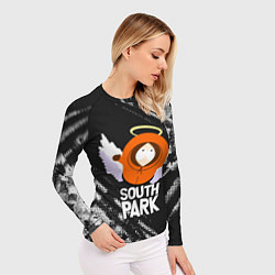 Рашгард женский Южный парк - Кенни Kenny ангел, цвет: 3D-принт — фото 2