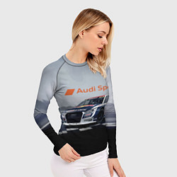 Рашгард женский Ауди Спорт Гоночная команда Audi sport Racing team, цвет: 3D-принт — фото 2