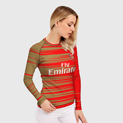 Рашгард женский Arsenal fly emirates, цвет: 3D-принт — фото 2