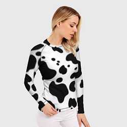 Рашгард женский Пятна Далматина, цвет: 3D-принт — фото 2