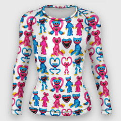 Женский рашгард POPPY PLAYTIME HAGGY WAGGY AND KISSY MISSY PATTERN