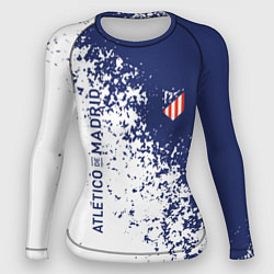 Рашгард женский Atletico madrid football sport, цвет: 3D-принт