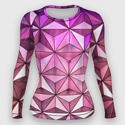 Рашгард женский Треугольная стена, цвет: 3D-принт
