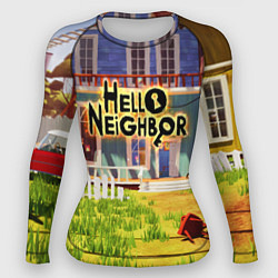 Рашгард женский Hello Neighbor: Дом, цвет: 3D-принт
