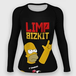 Рашгард женский Limp Bizkit Симпсоны, цвет: 3D-принт