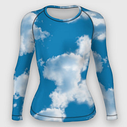 Рашгард женский Небо в облаках, цвет: 3D-принт