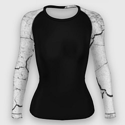 Рашгард женский Кроссфит униформа - трещины, цвет: 3D-принт