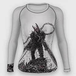 Рашгард женский Дендзи и его враги, цвет: 3D-принт