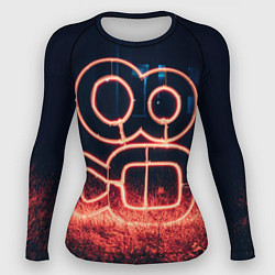 Женский рашгард Неоновая камера во тьме