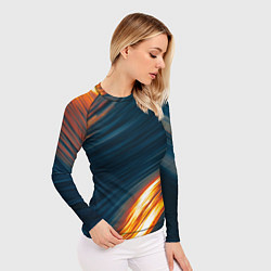 Рашгард женский Раскаленная гладь, цвет: 3D-принт — фото 2