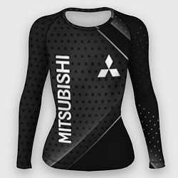 Рашгард женский Mitsubishi Карбон, цвет: 3D-принт